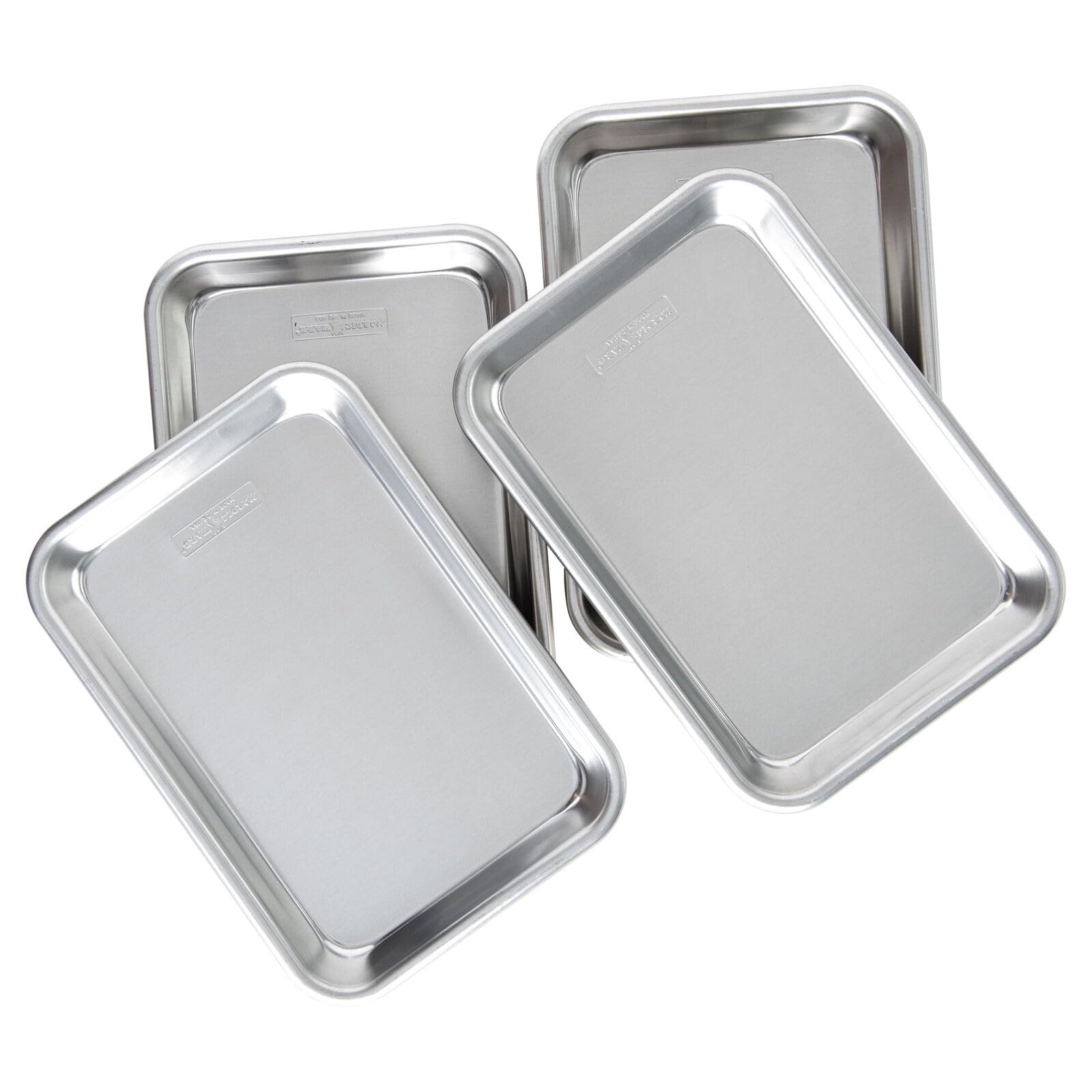 Nordic Ware Naturals Aluminum Half Sheet Pans, 4-pack - dailyvitalstore