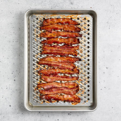 Nordic Ware Naturals High Sided Half Sheet Pan with Multi-Purpose Oven and Cooling Rack - dailyvitalstore