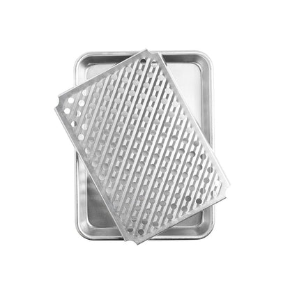 Nordic Ware Naturals Quarter Sheet with Multi-Purpose Oven and Cooling Rack - dailyvitalstore