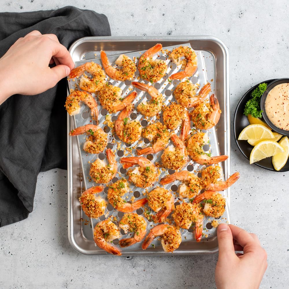 Nordic Ware Naturals Quarter Sheet with Multi-Purpose Oven and Cooling Rack - dailyvitalstore