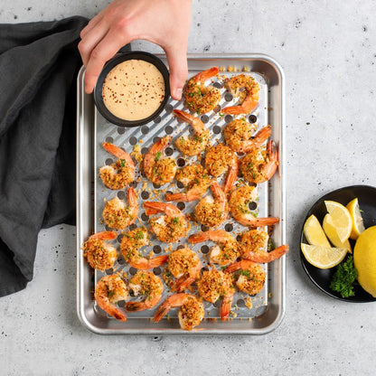Nordic Ware Naturals Quarter Sheet with Multi-Purpose Oven and Cooling Rack - dailyvitalstore