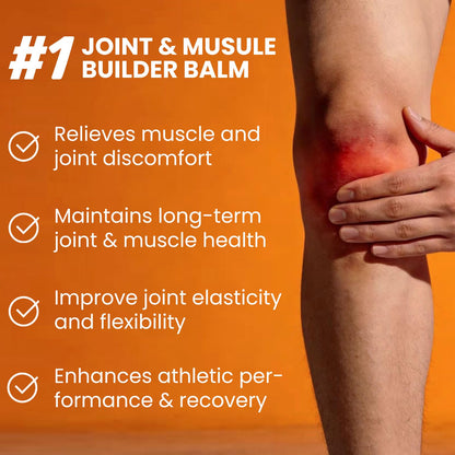 Norse Organics Official Muscle and Joint Balm, Muscle and Joint Builder Balm | Comfrey Oil, Beeswax, Arnica Oil, Jojoba Oil, Sea Buckthorn Extract, for Knee/Elbow/Shoulder/Back/Neck (1 PCS) - dailyvitalstore