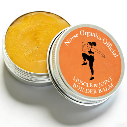 Norse Organics Official Muscle and Joint Balm, Muscle and Joint Builder Balm | Comfrey Oil, Beeswax, Arnica Oil, Jojoba Oil, Sea Buckthorn Extract, for Knee/Elbow/Shoulder/Back/Neck (1 PCS) - dailyvitalstore