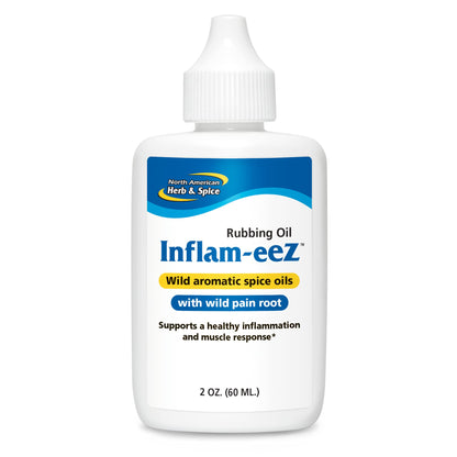 NORTH AMERICAN HERB & SPICE Inflam-eeZ - 90 Capsules - Aromatic Spice Oils with Wild Pain Root - Supports a Healthy Muscle Response - Non-GMO - 45 Servings - dailyvitalstore