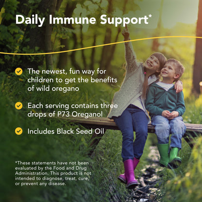 NORTH AMERICAN HERB & SPICE kid-e-kare Yummy Gummy Cherry Bears - 60 Real Cherry Gummies - Daily Immune Support for Children - With P73 Oreganol & Black Seed Oil - Non-GMO - 30 Servings - dailyvitalstore
