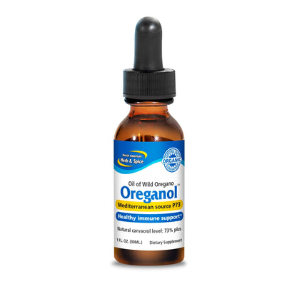 NORTH AMERICAN HERB & SPICE Oreganol - 1 fl. oz. - Unprocessed, Wild, Organic Oregano Oil - dailyvitalstore