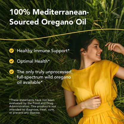 NORTH AMERICAN HERB & SPICE Oreganol P73, 120 Softgels - Immune System Support - Unprocessed, Vegan Friendly Wild Oregano - dailyvitalstore