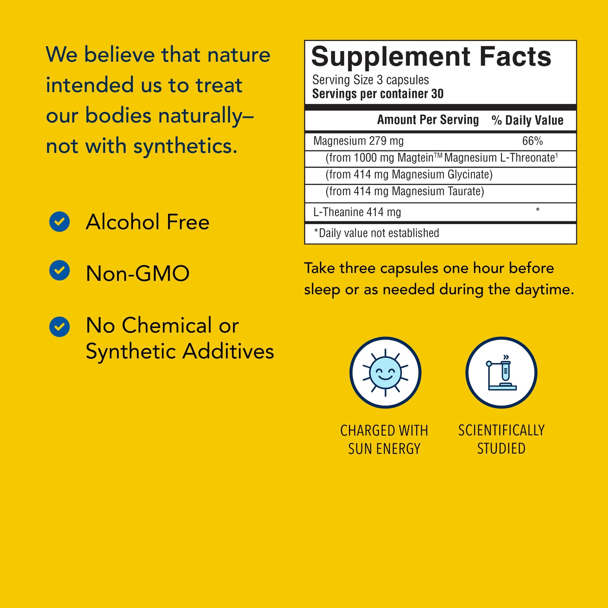 NORTH AMERICAN HERB & SPICE PurelyMin - 90 Vegi Caps - Highly Absorbable Magnesium Complex + L-Theanine - 30 Servings - dailyvitalstore