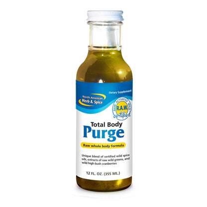 NORTH AMERICAN HERB & SPICE Total Body Purge - 12 fl. oz. - Raw Whole Body Formula - Builds Healthy & Nutritious Diet - Contains Natural Source Phenols, Vitamins, & Minerals - 12 Servings - dailyvitalstore