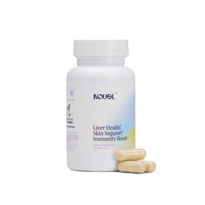 Nouel | Skin + Liver + Immunity Support | Recovery Supplement for Drinking | Milk Thistle, NAC, Hyaluronic Acid, CoQ10, Biotin, - dailyvitalstore