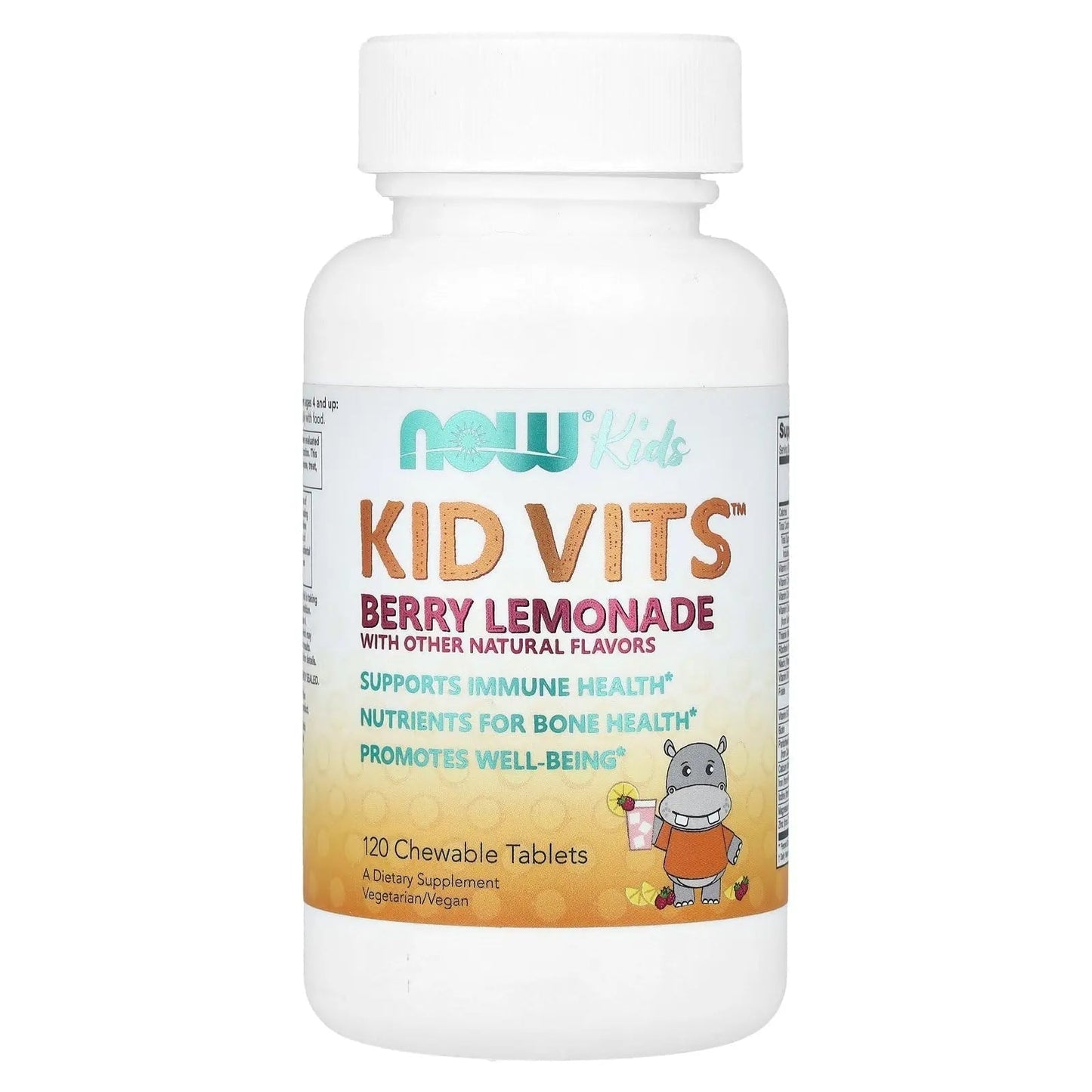 NOW Foods Kid Vits Berry Lemonade 120 Chewable Tablet - dailyvitalstore