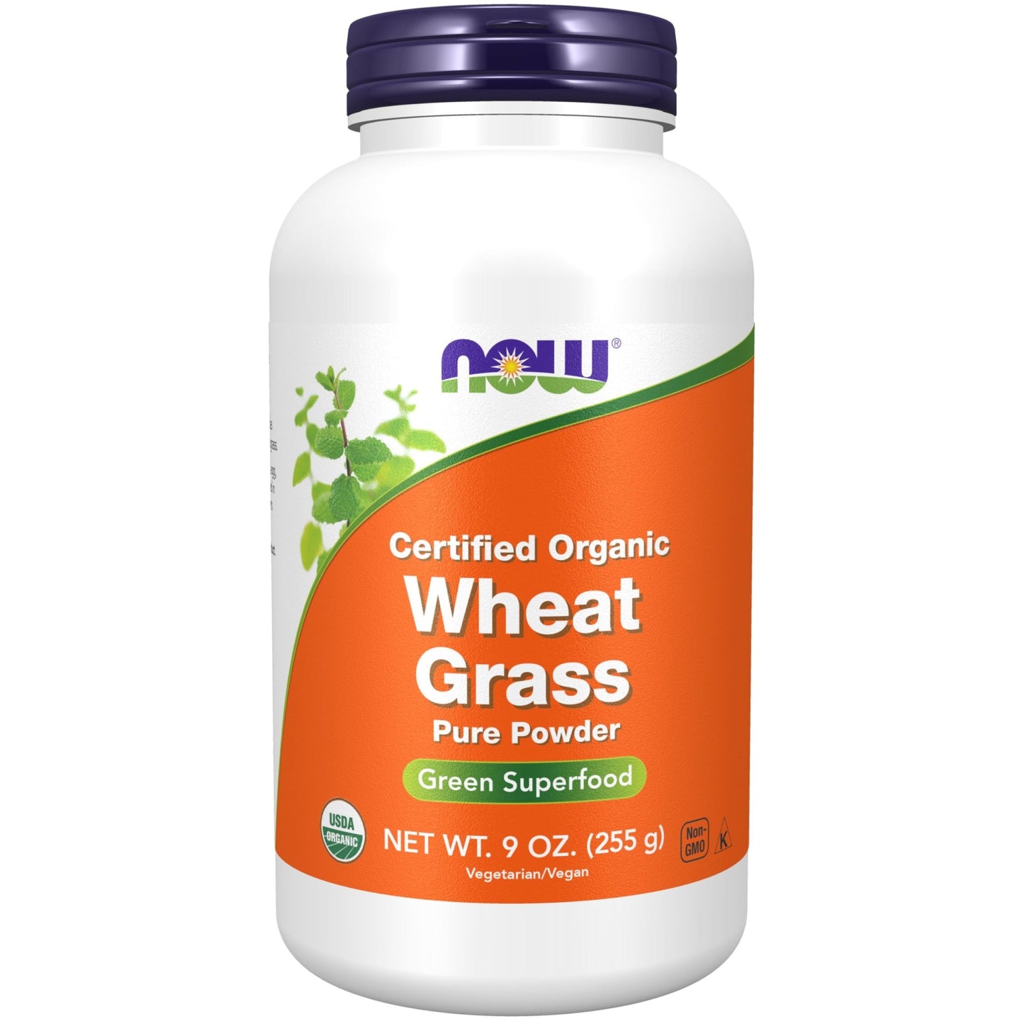 NOW Foods Supplements, Certified Organic and Non-GMO, Wheat Grass Powder, Green Superfood, 9-Ounce - dailyvitalstore