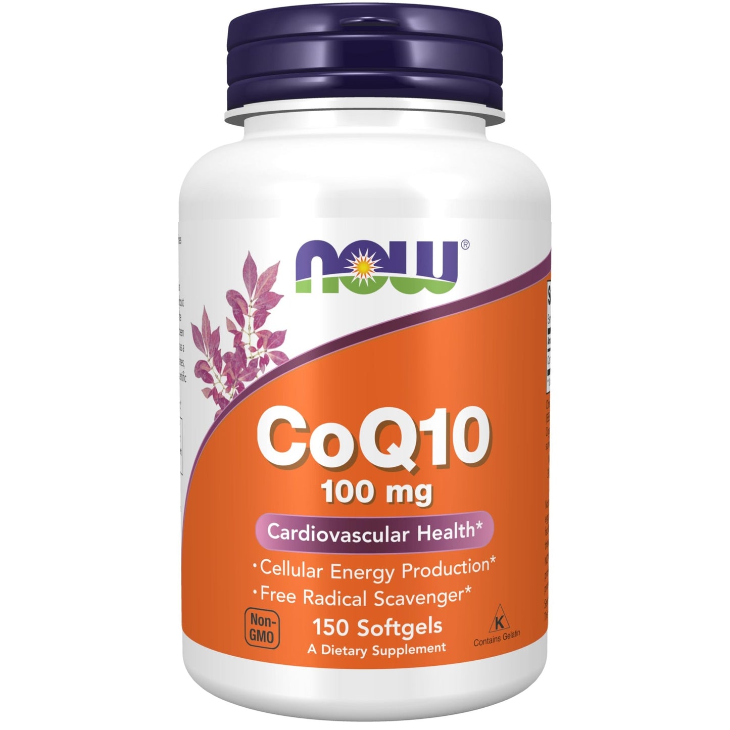 NOW Foods Supplements, CoQ10 (Coenzyme Q10) 100 mg, Pharmaceutical Grade, Cardiovascular Health*, 150 Softgels - dailyvitalstore
