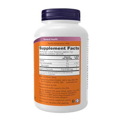 NOW Foods Supplements, D-Mannose Powder, Non-GMO Project Verified, Healthy Urinary Tract*, 6-Ounce - dailyvitalstore