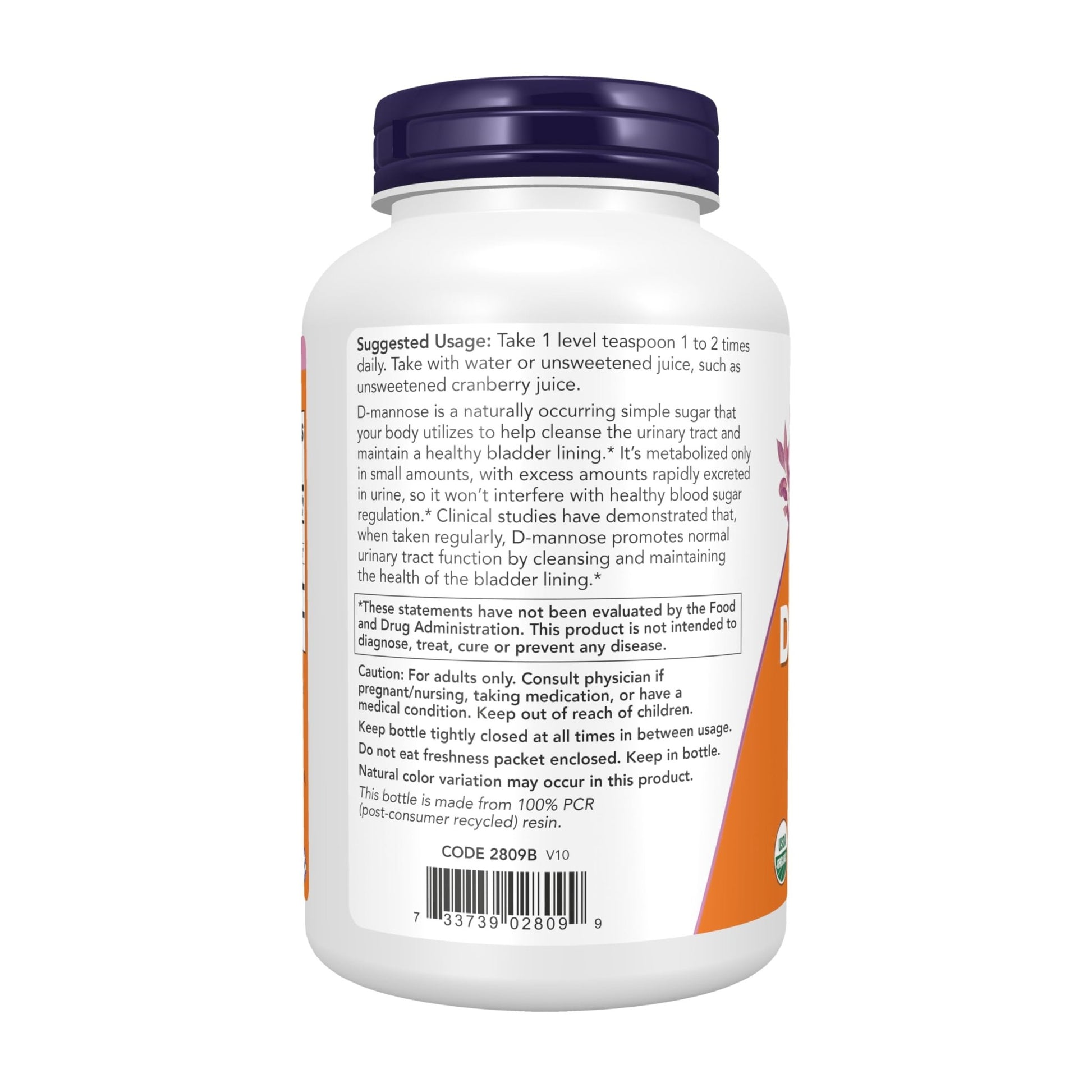 NOW Foods Supplements, D-Mannose Powder, Non-GMO Project Verified, Healthy Urinary Tract*, 6-Ounce - dailyvitalstore