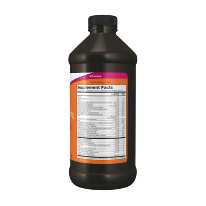 NOW Foods Supplements, Liquid Multi, Fast Absorption, Liquid Vitamin & Mineral, Wild Berry Flavor, 16-Ounce - dailyvitalstore
