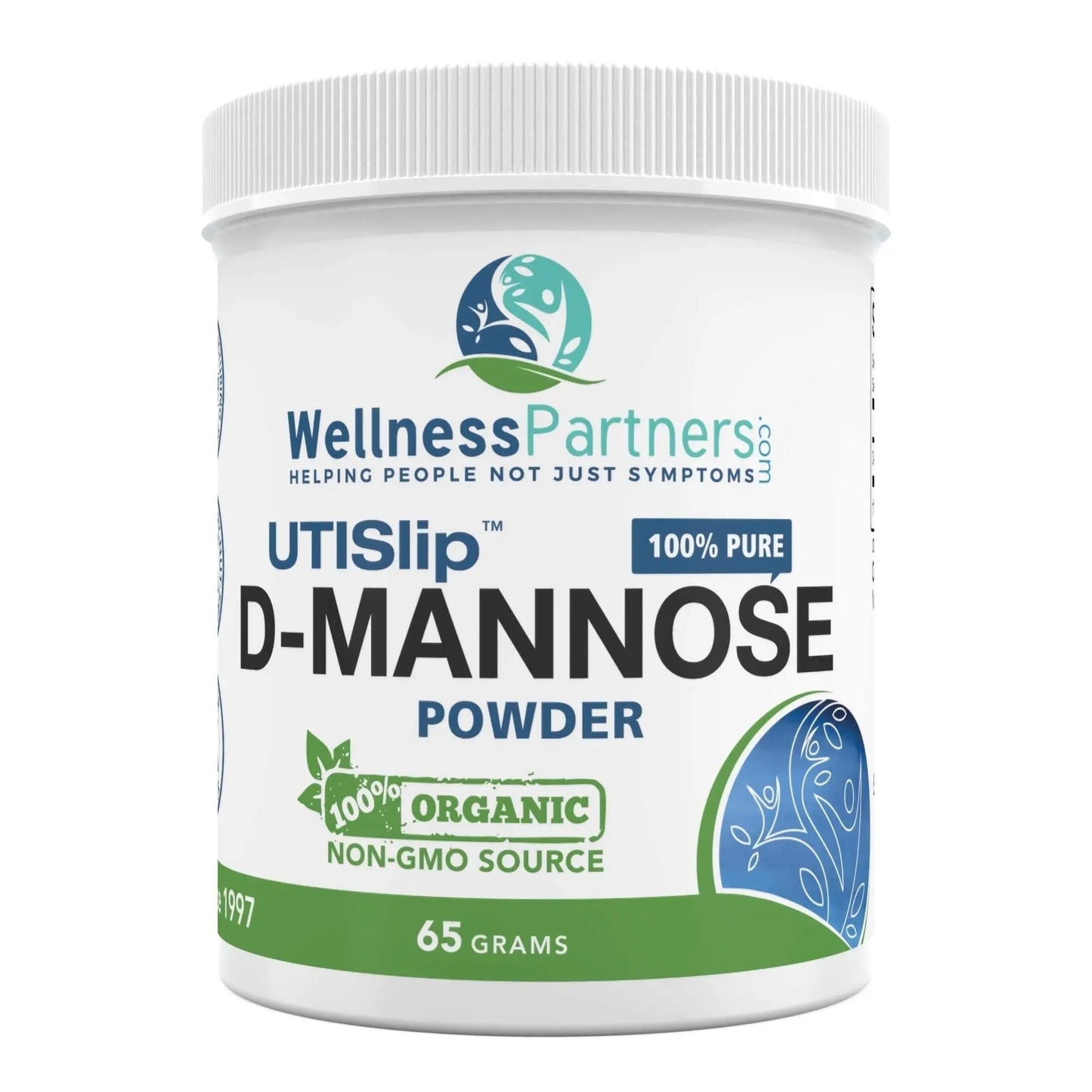 Now New UTI-Slip D Mannose Non GMO Organic Source Powder 65g jar - dailyvitalstore