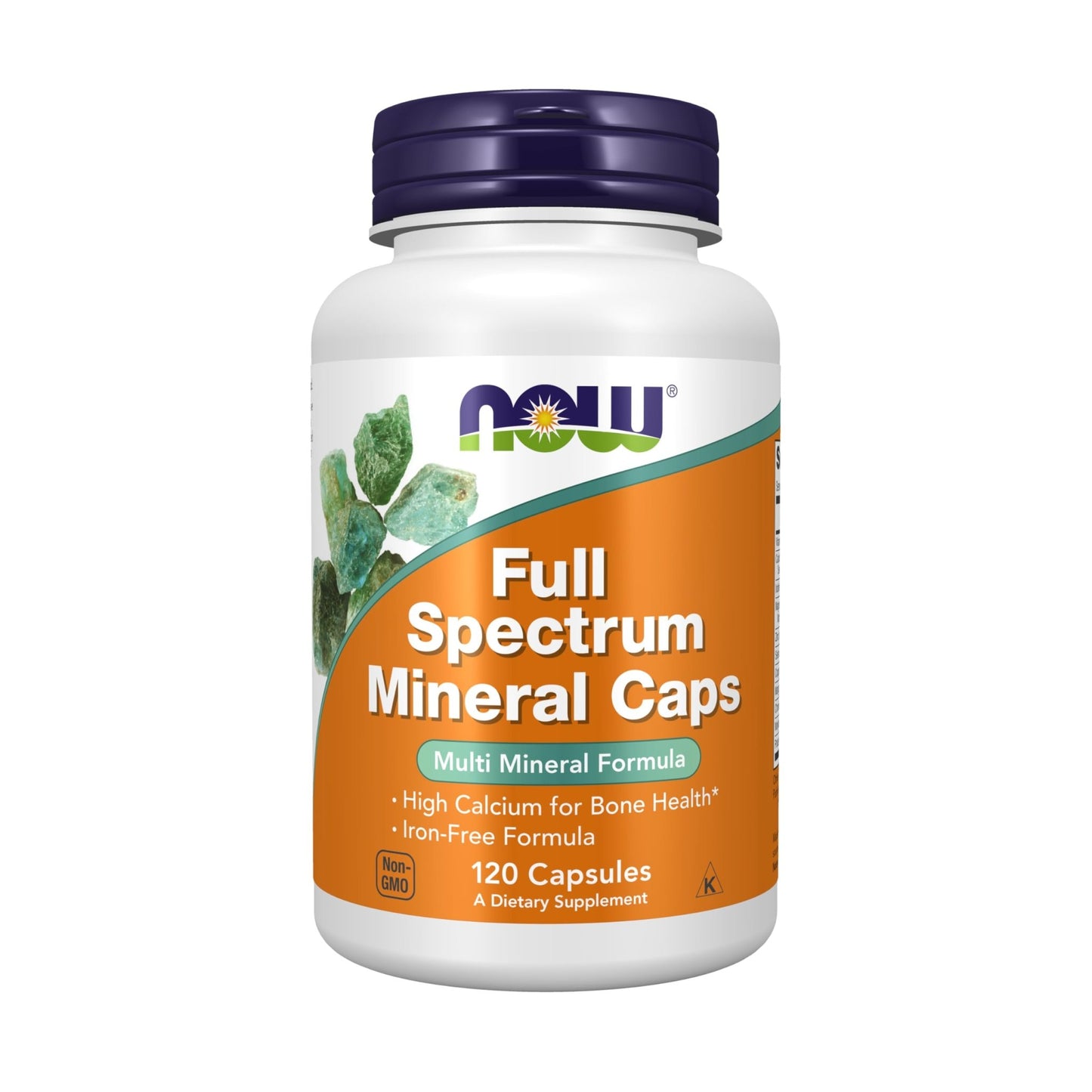 NOW Supplements, Full Spectrum Mineral Caps, Multi Mineral Formula, 120 Veg Capsules - dailyvitalstore