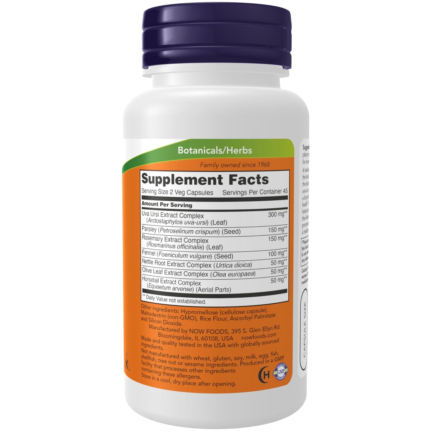 NOW Supplements, Kidney Cleanse with Uva Ursi, Parsley Seed, Fennel, and Horsetail, 90 Veg Capsules - dailyvitalstore