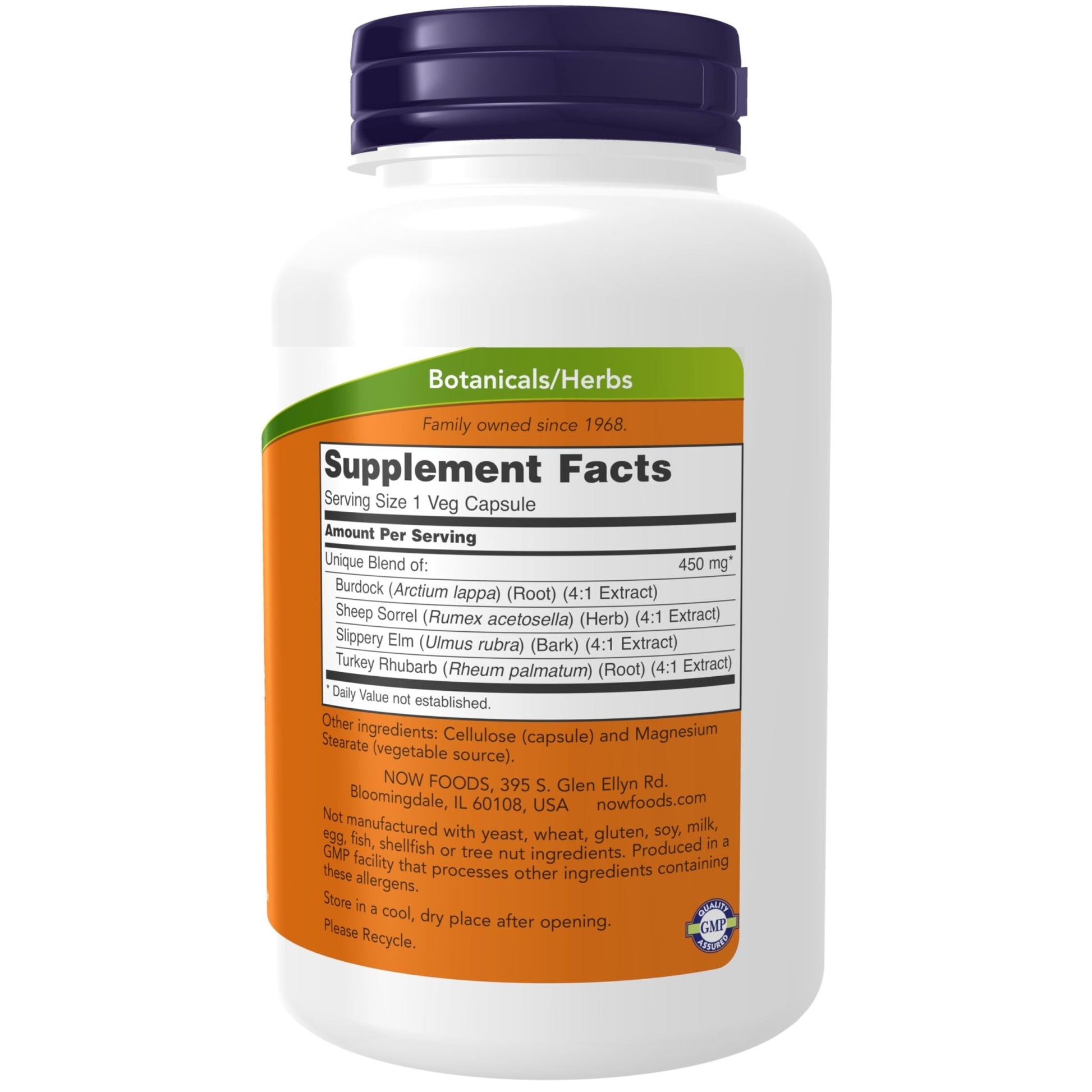 NOW Supplements, Ojibwa Herbal Extract 450 mg, Concentrated Blend , Alcohol-fFree, 4:1 Herbal Extracts, 180 Veg Capsules - dailyvitalstore
