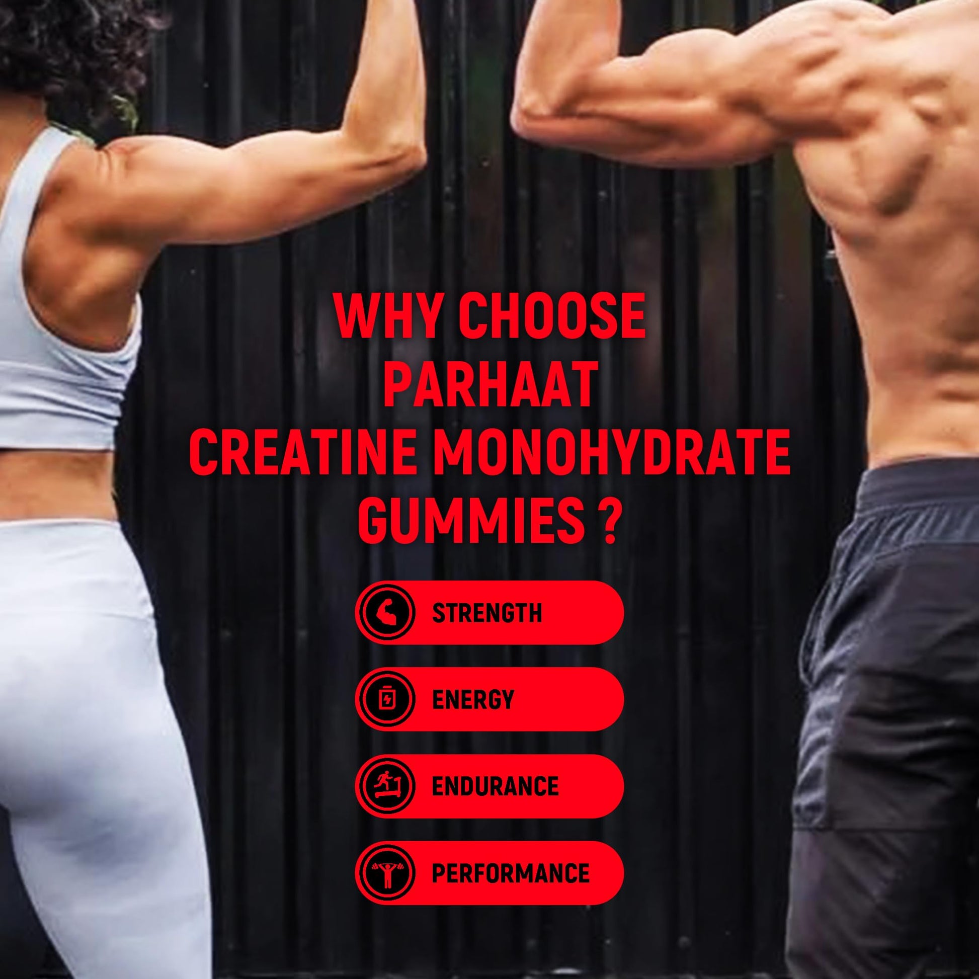 NSF Certified Creatine Gummy - Creatine Monohydrate Gummies 5g for Men & Women - Boost Focus,Strength, and Endurance, Vegan, Gluten-Free, Non-GMO, 2.5 Gram Creatine - dailyvitalstore