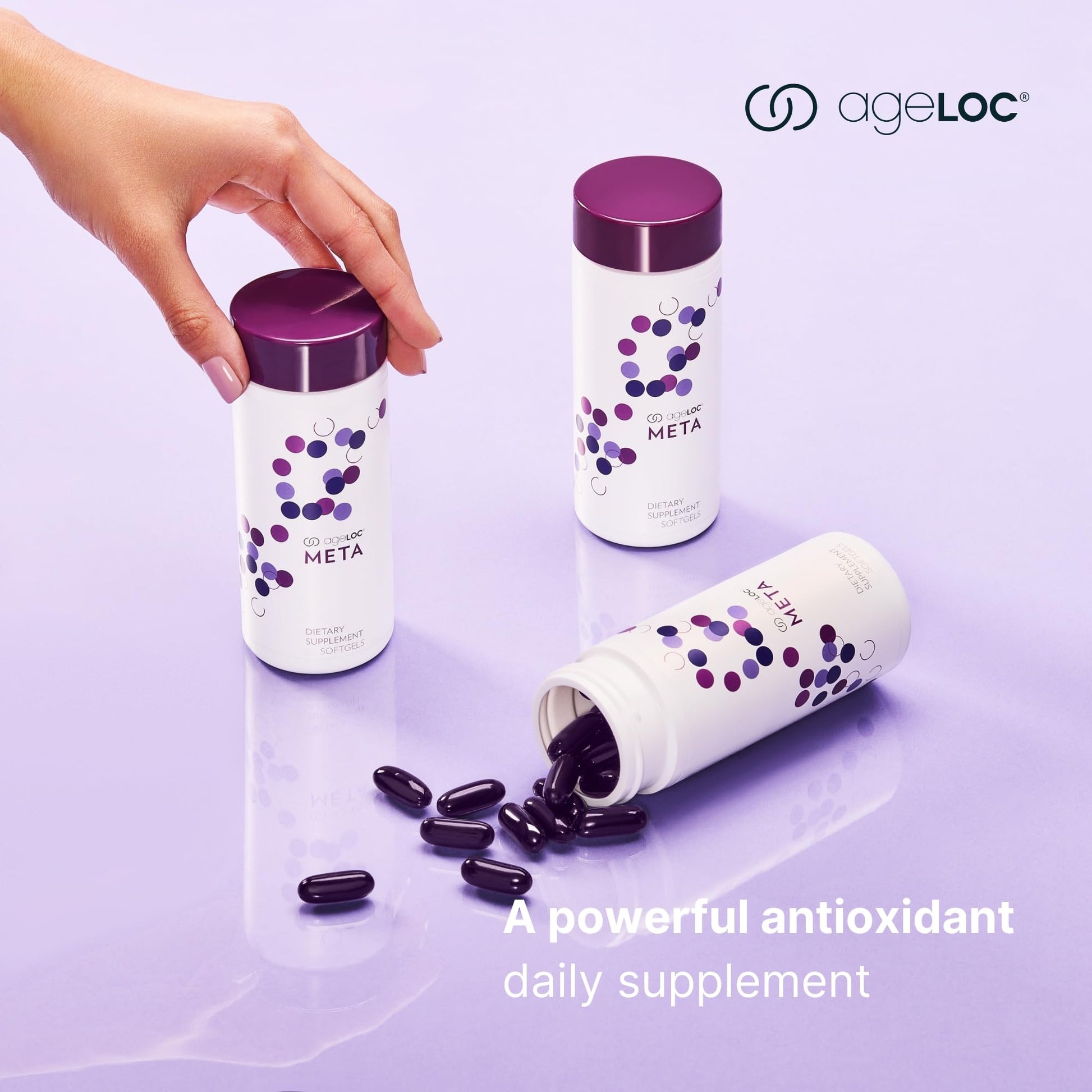 Nu Skin ageLOC Meta | Premium Dietary Supplement | Advanced Soft Gel Capsules Promoting Metabolic Health, Immune Support, Antioxidant Defense, and Improved Gut Health - dailyvitalstore