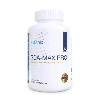 NuEthix Formulations GDA-MAX PRO, Double Berbine HCL Supplement, Supports Glucose Metabolism, Weight Management, Immune Support, Heart Health - Non GMO, Gluten Free, Dairy Free, 90 Count - dailyvitalstore