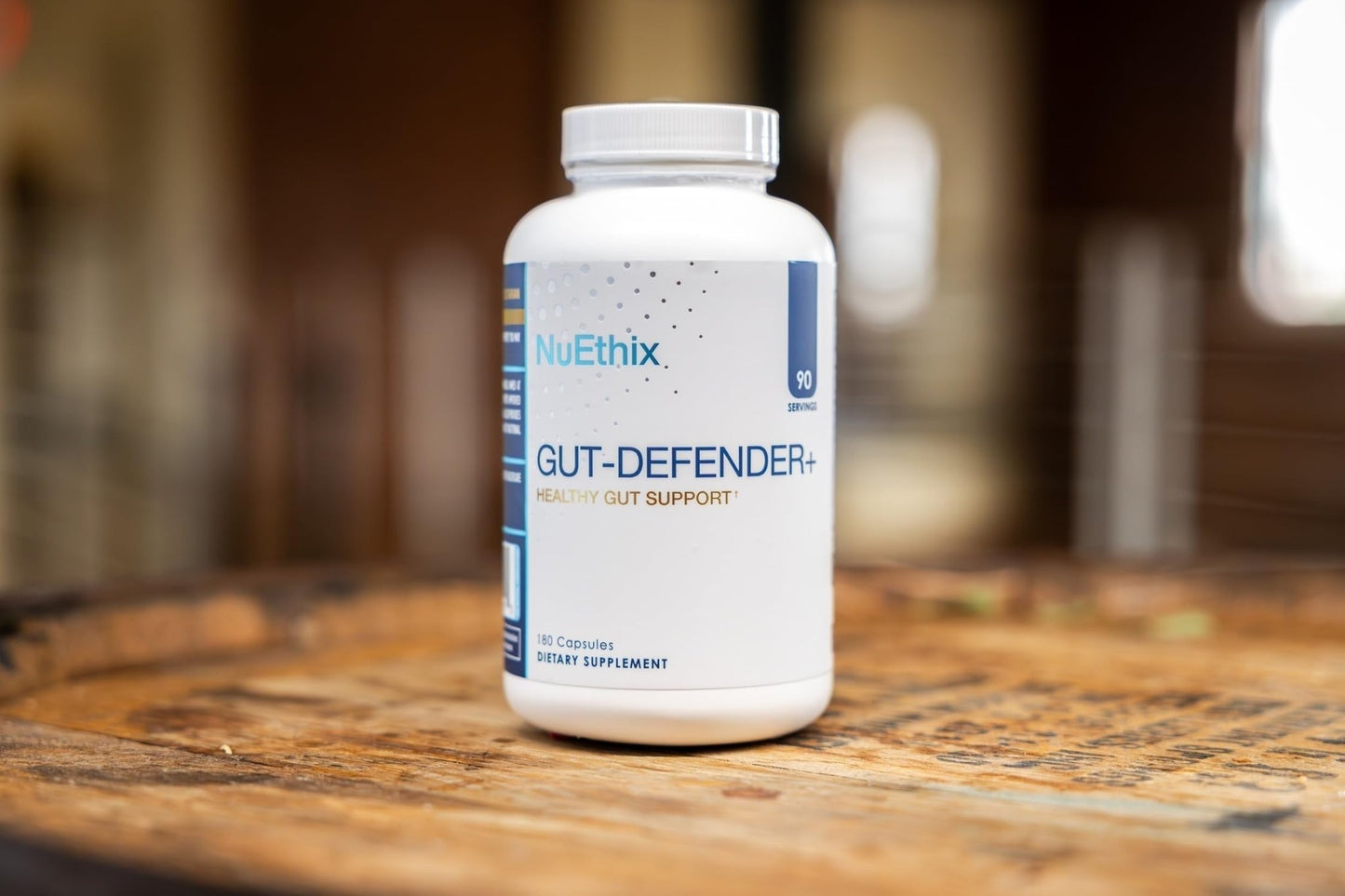 NuEthix Formulations Gut Defender+ Microbiome Balance Dietary Supplement, 180 Capsules, 90 Servings - dailyvitalstore