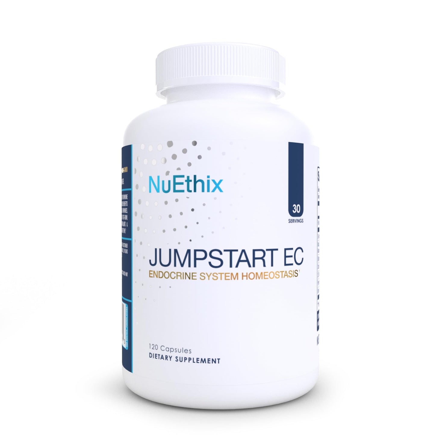 NuEthix Formulations Jumpstart EC, Endocrine System Homeostasis Dietary Supplement, 120 Capsules - dailyvitalstore