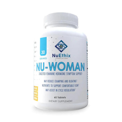 NuEthix Formulations Nu-Woman - Targeted Feminine Hormone System Support - Nutrients to Support Your Body Healing and Working The Way its Supposed to Work - 60 Tablets - dailyvitalstore