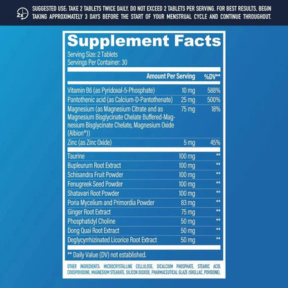 NuEthix Formulations Nu-Woman - Targeted Feminine Hormone System Support - Nutrients to Support Your Body Healing and Working The Way its Supposed to Work - 60 Tablets - dailyvitalstore