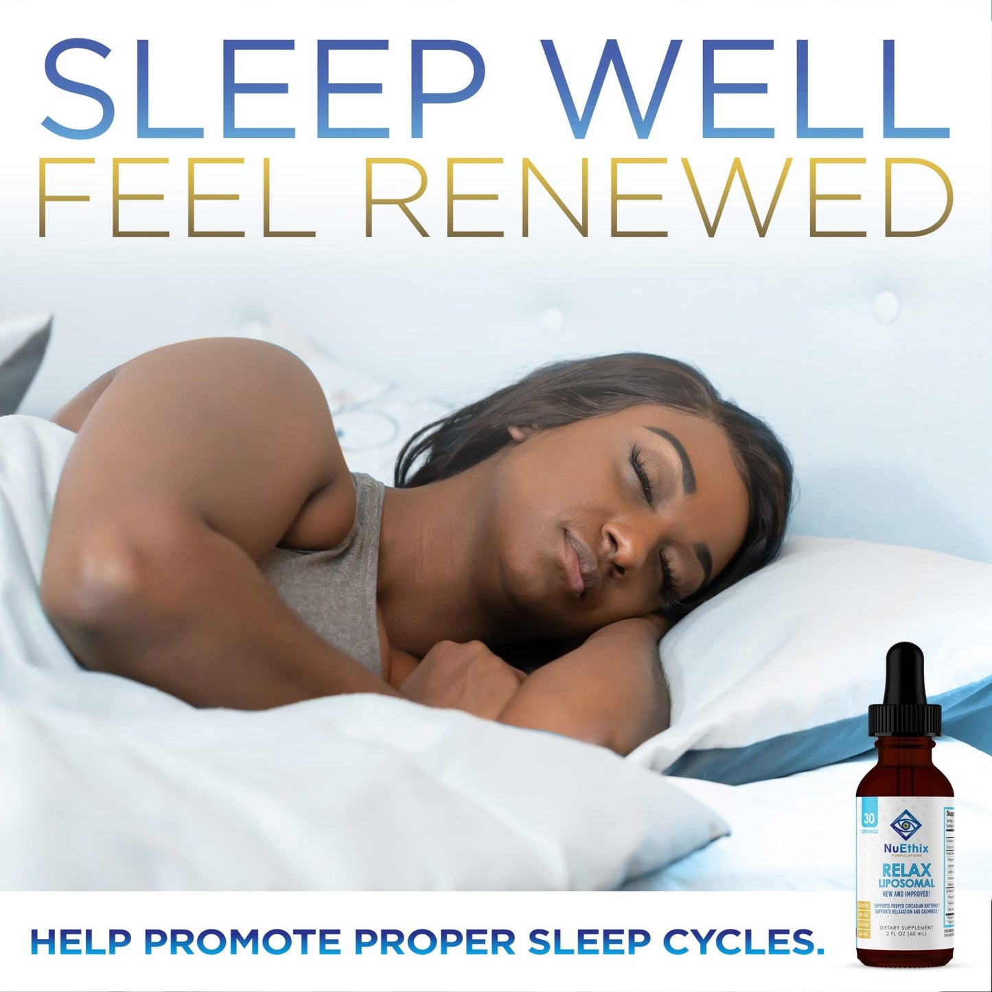 NuEthix Formulations Relaxation Supplement Bundle: Cort-Eaze Cortisol-Control Supplement, 60 Capsules, 30 Servings and Relax Liposomal, 2 Fluid Ounces, 30 Servings - dailyvitalstore