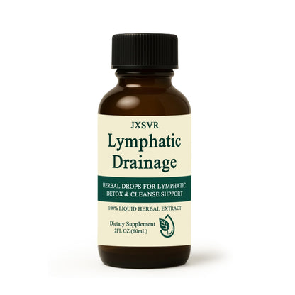Nuflos Lymphatic Drainage Drops, Lymphatic Drainage Massager& Supplements, 2 Fl. Oz-Herbal Blend-Lymph System Support, Lymphatic Drainage, Immune System & Detox - dailyvitalstore