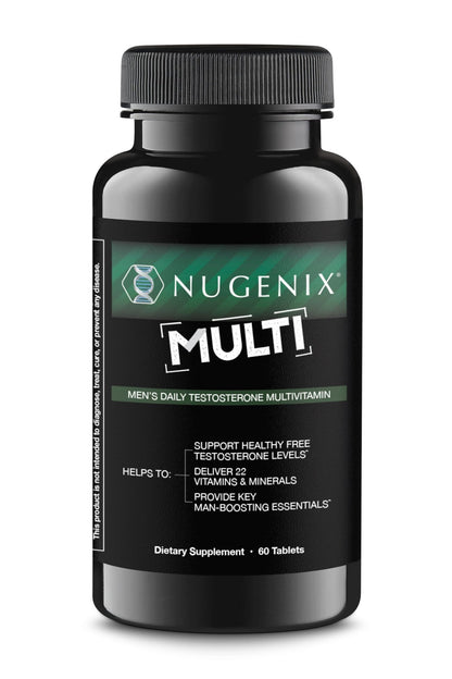 Nugenix Multivitamin for Men, Multivitamin and Support - 19 Vitamins and Minerals, Supports Free , Balance Cortisol, Promotes Nitric Oxide Production - dailyvitalstore