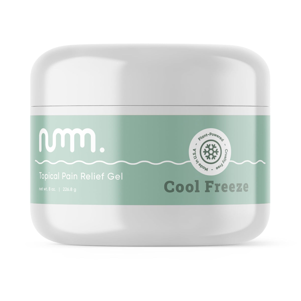 numm Cool Pain Relief Gel – Instant Cold Therapy for Joint & Muscle Pain, Strain & Soreness – Menthol Cream 8oz – Vegan, Alcohol-Free Cooling Relief for Post-Workout Recovery - dailyvitalstore