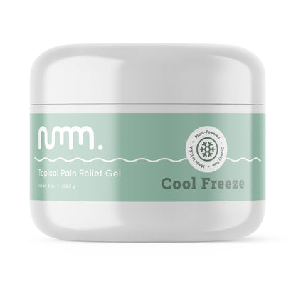 numm Cool Pain Relief Gel – Instant Cold Therapy for Joint & Muscle Pain, Strain & Soreness – Menthol Cream 8oz – Vegan, Alcohol-Free Cooling Relief for Post-Workout Recovery - dailyvitalstore