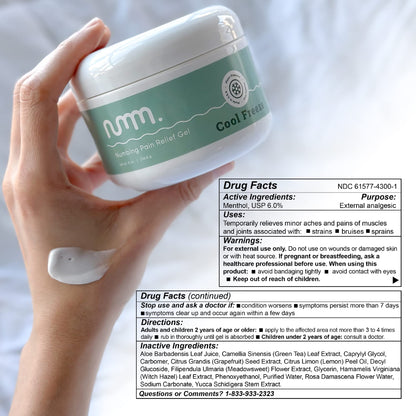 numm Cool Pain Relief Gel – Instant Cold Therapy for Joint & Muscle Pain, Strain & Soreness – Menthol Cream 8oz – Vegan, Alcohol-Free Cooling Relief for Post-Workout Recovery - dailyvitalstore