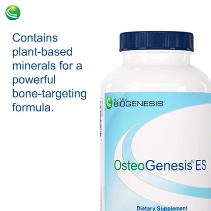 Nutra Biogenesis Osteogenesis - Bone Health Supplements for Women & Men, Vitamin D3 K2 & Calcium for Bone Density & Healing, Minerals Zinc, Magnesium & Boron - 240 Veggie Capsules - dailyvitalstore