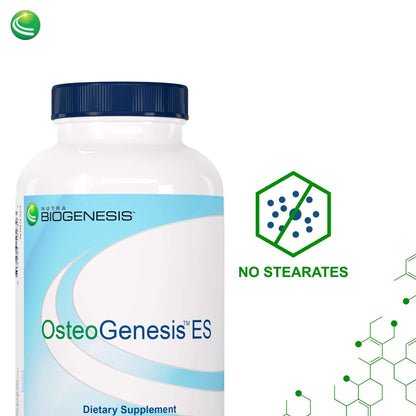 Nutra Biogenesis Osteogenesis - Bone Health Supplements for Women & Men, Vitamin D3 K2 & Calcium for Bone Density & Healing, Minerals Zinc, Magnesium & Boron - 240 Veggie Capsules - dailyvitalstore