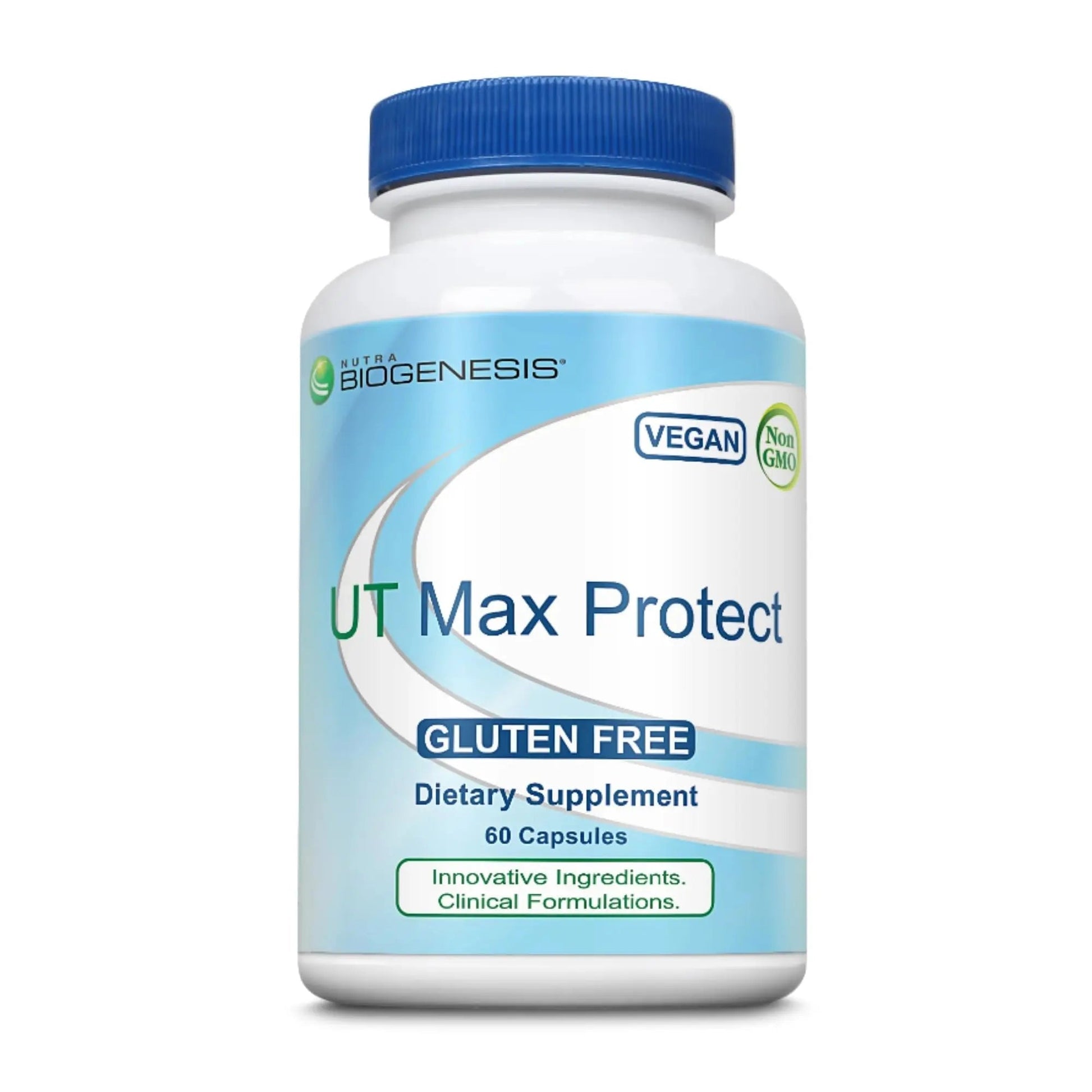 Nutra Biogenesis UT Max Protect - D Mannose Supplements for Women, Cranberry Pills for Urinary Tract Cleanse & Bladder Health, 500mg D-Mannose Per Serving - 60 Veggie Capsules - dailyvitalstore