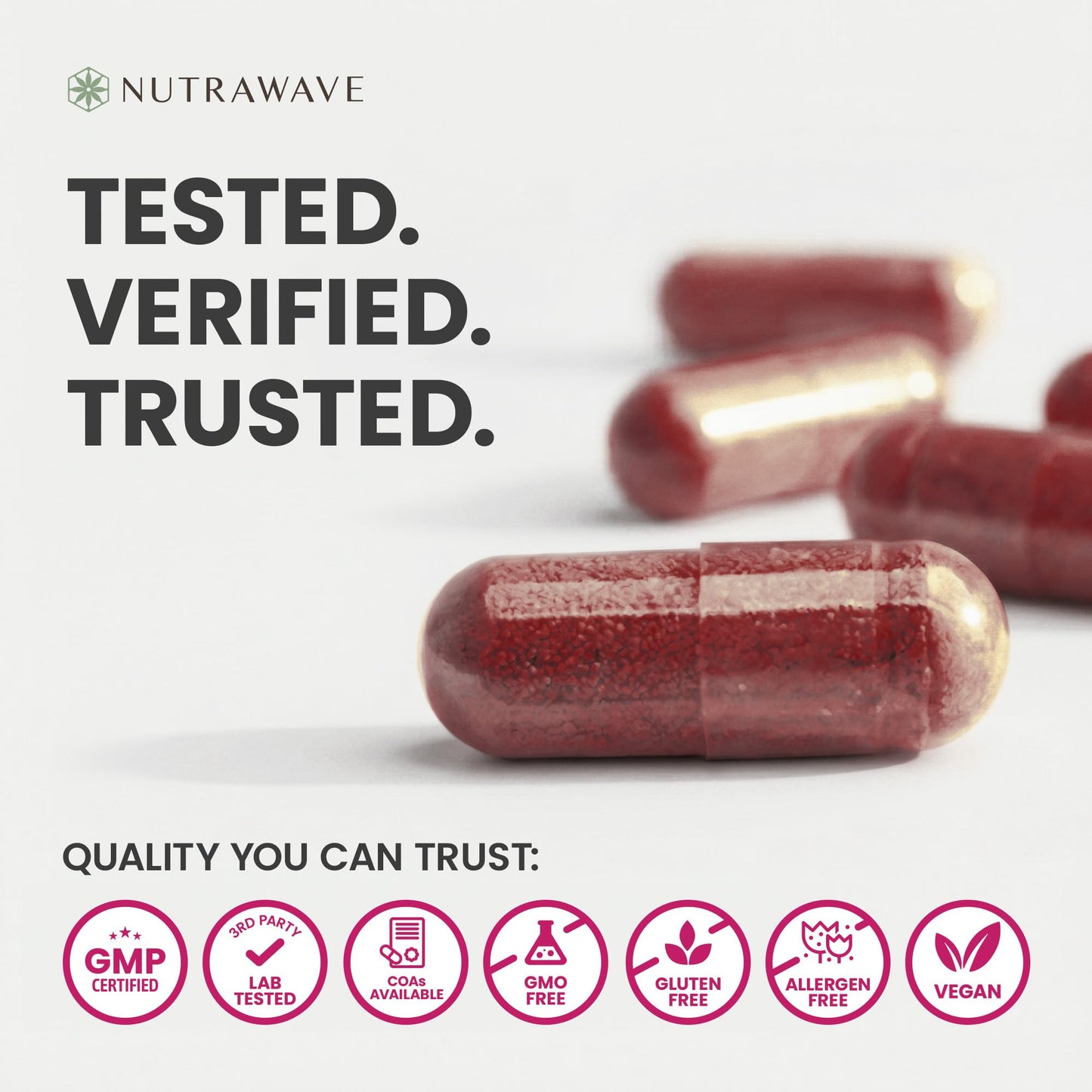 Nutra Wave 1400mg Organic Beet Root Capsules Per Serving – Nitric Oxide Booster for Men – Supports Blood Pressure, Energy, Circulation & Heart Health – Non-GMO, Vegan – 120 Capsules / 60 Day Supply - dailyvitalstore