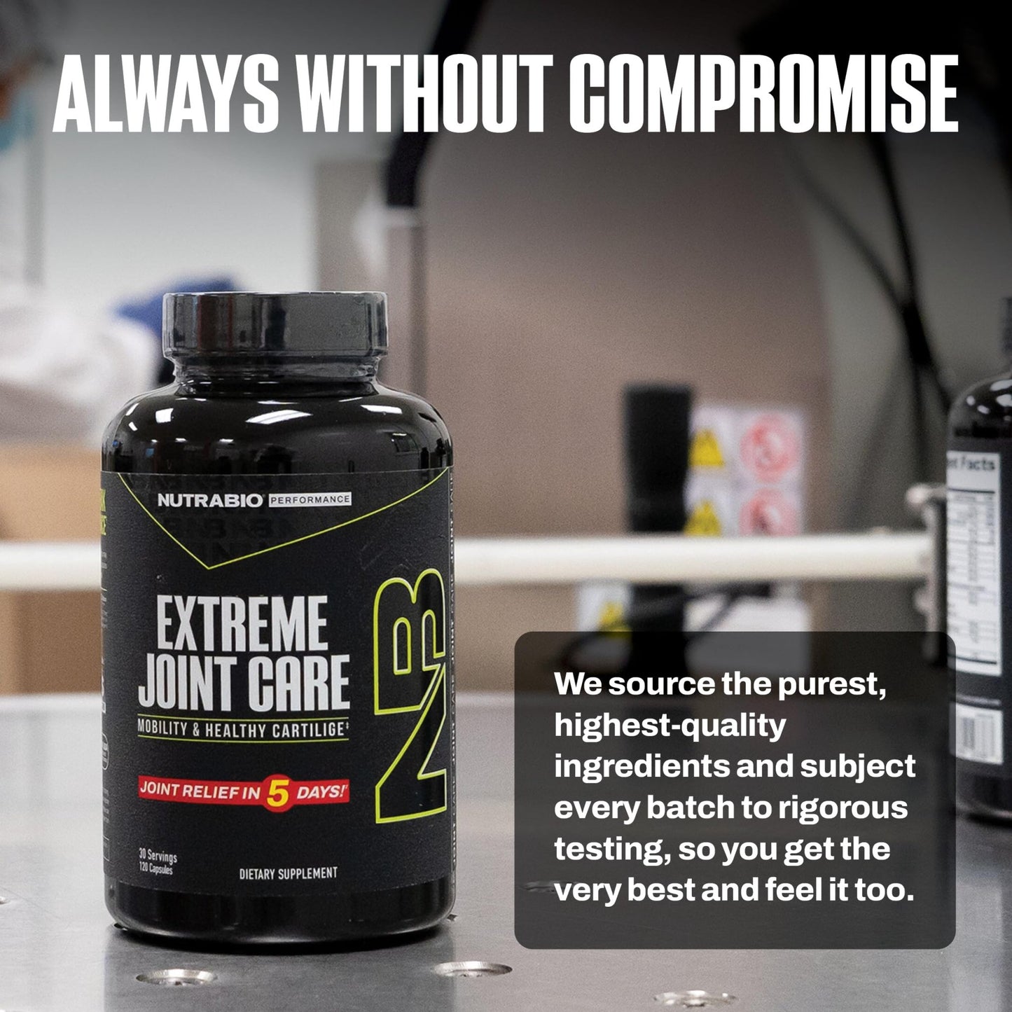 NutraBio Extreme Joint Care - Joint Support Supplement - Joint Health Supplement, Supports Joints, Mobility, and Cartilage - 120 Capsules - dailyvitalstore