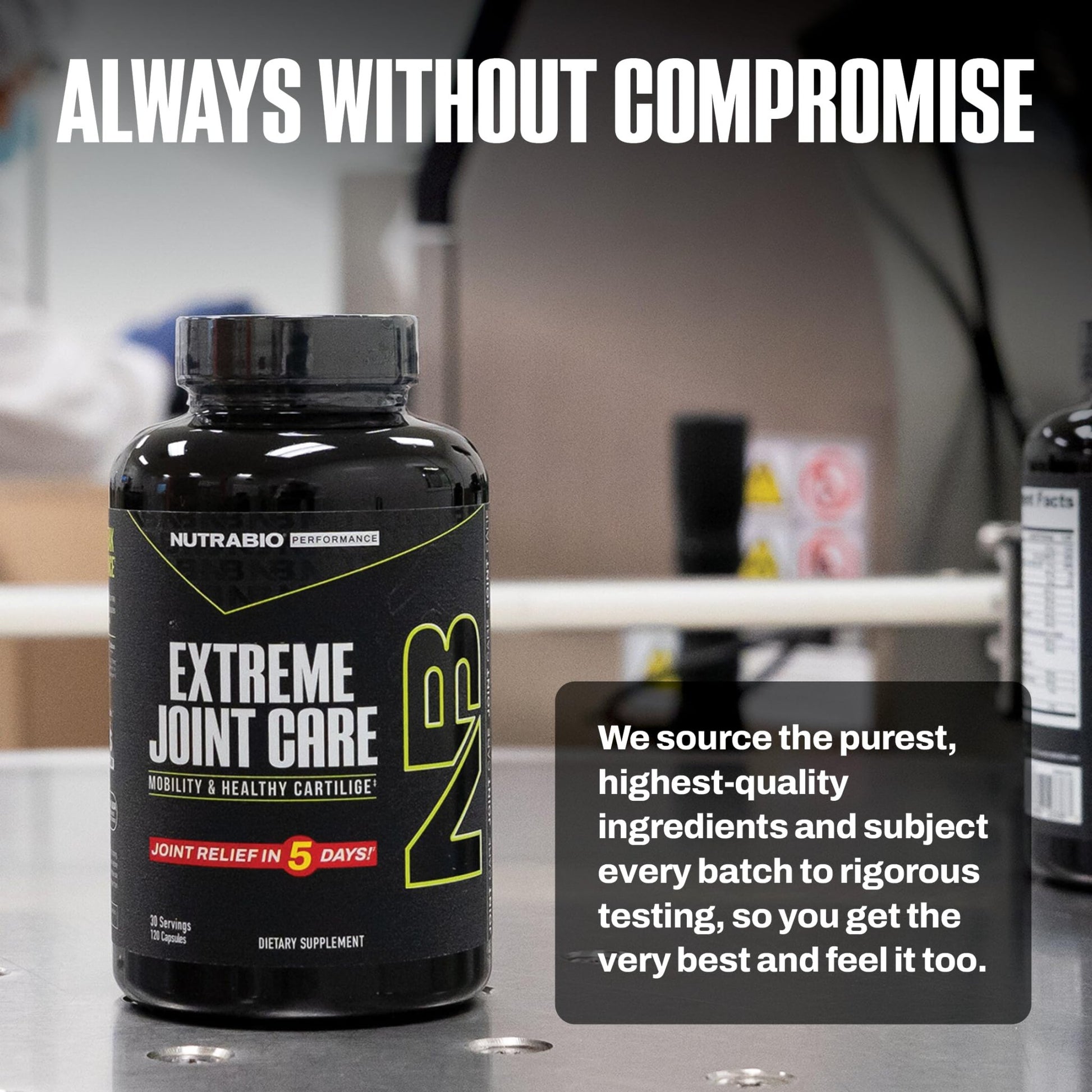 NutraBio Extreme Joint Care - Joint Support Supplement - Joint Health Supplement, Supports Joints, Mobility, and Cartilage - 120 Capsules - dailyvitalstore