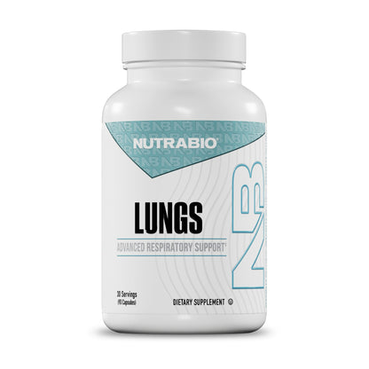 NutraBio Lungs Supplement - Blend of Immuno-LP20 and Natural Extracts to Help Support Respiratory & Immune Health - 90 Capsules - dailyvitalstore