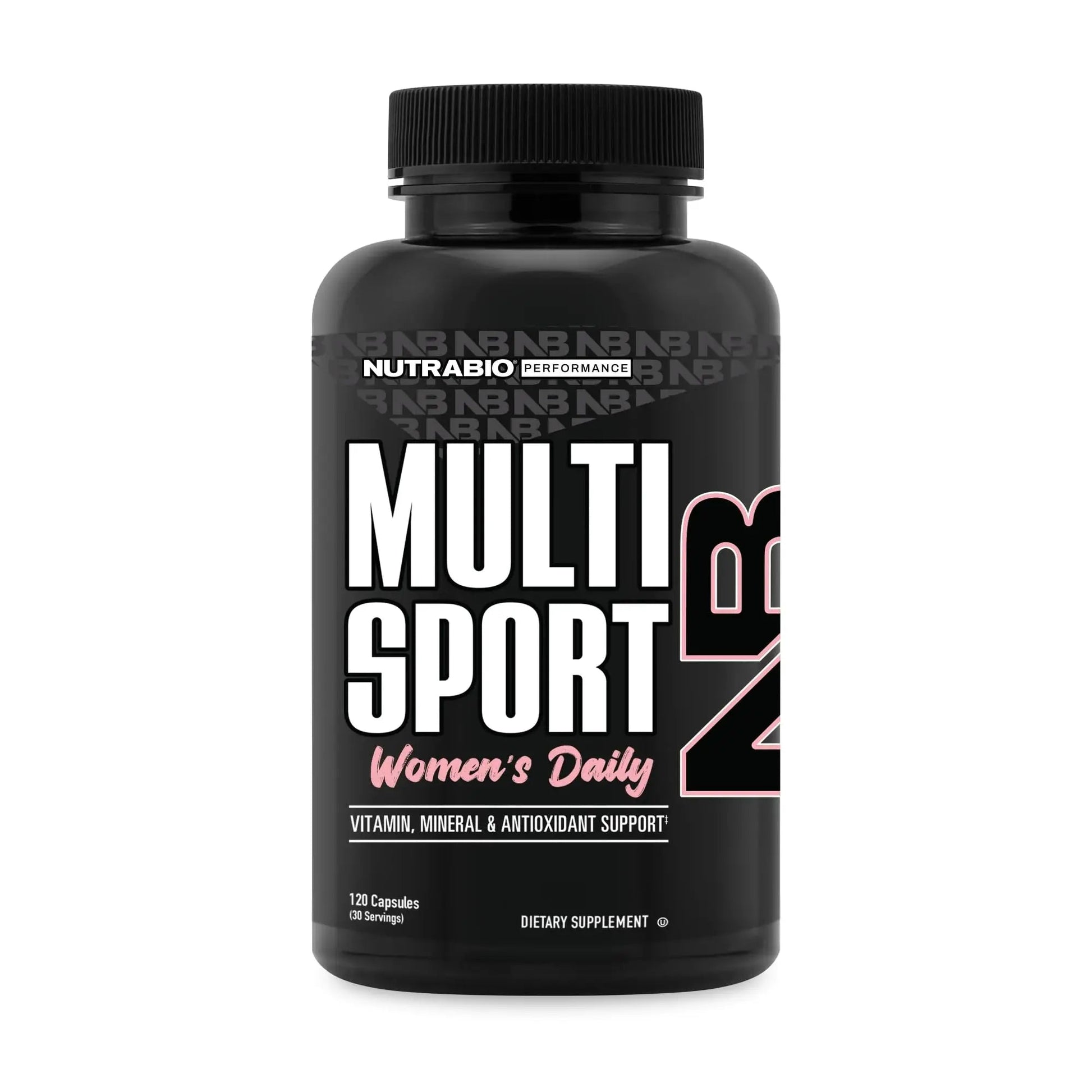 NutraBio Multisport for Women - Womens MultiVitamin - 33 Vitamins, Minerals, Micronutrients - Rich in Antioxidants - dailyvitalstore