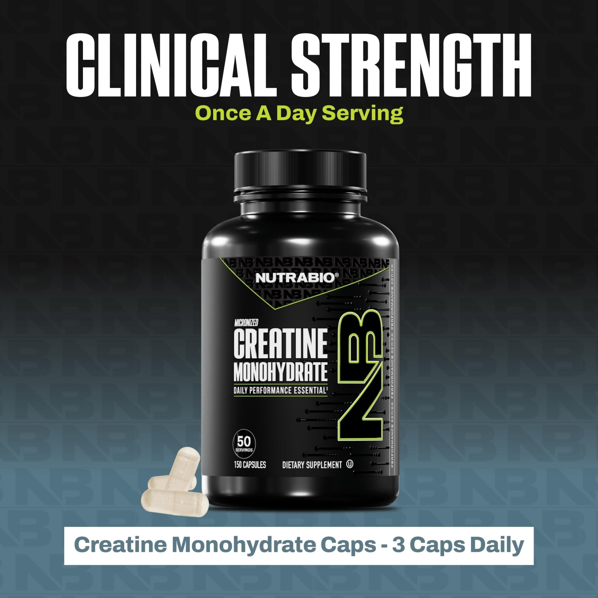 NutraBio Pure Micronized Creatine Monohydrate Capsules, Creatine Pills, Supports Bulk Muscle Energy, Recovery, and Strength - Keto Friendly, Kosher - dailyvitalstore