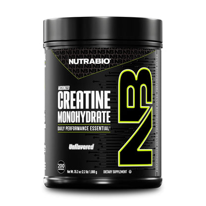 NutraBio Pure Micronized Creatine Monohydrate Powder Supplement, Unflavored, (1000 g) - Supports Bulk Muscle Energy, Recovery, and Strength - HPLC Tested Creatine Powder - dailyvitalstore