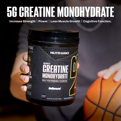 NutraBio Pure Micronized Creatine Monohydrate Powder Supplement, Unflavored, (1000 g) - Supports Bulk Muscle Energy, Recovery, and Strength - HPLC Tested Creatine Powder - dailyvitalstore