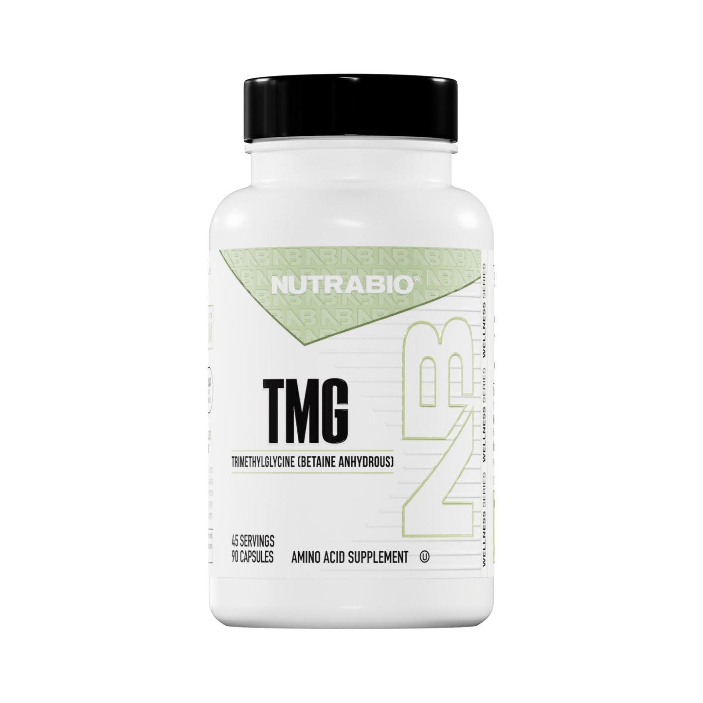 NutraBio TMG Supplements Betaine Anhydrous 500mg Capsules, Trimethylglycine Homocysteine Support - dailyvitalstore