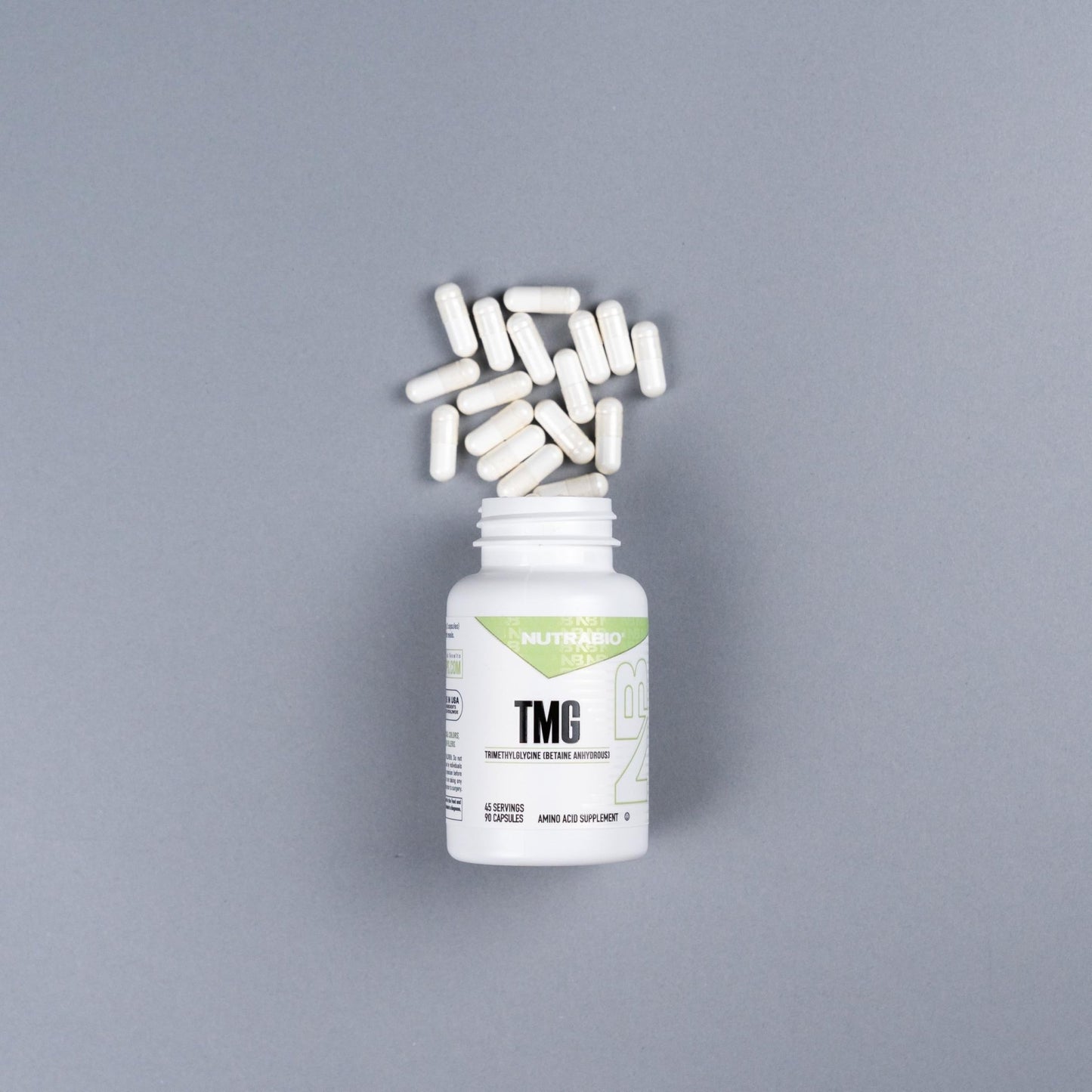 NutraBio TMG Supplements Betaine Anhydrous 500mg Capsules, Trimethylglycine Homocysteine Support - dailyvitalstore